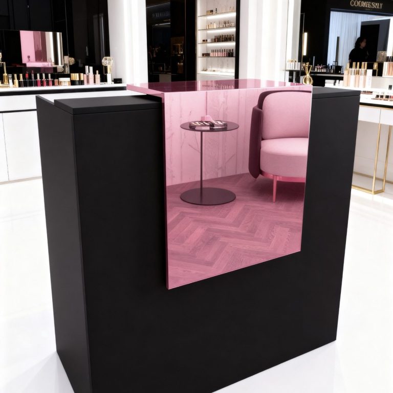 Empfangstresen für Friseursalon mit großzügiger Arbeitsfläche